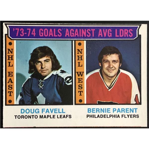 1974-75 O-PEE-CHEE BERNIE PARENT (HOF)