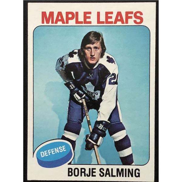 1975-76 TOPPS BORJE SALMING (HOF)