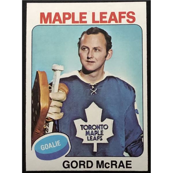 1975-76 TOPPS GORD McRAE ROOKIE CARD