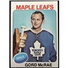 Image 1 : 1975-76 TOPPS GORD McRAE ROOKIE CARD