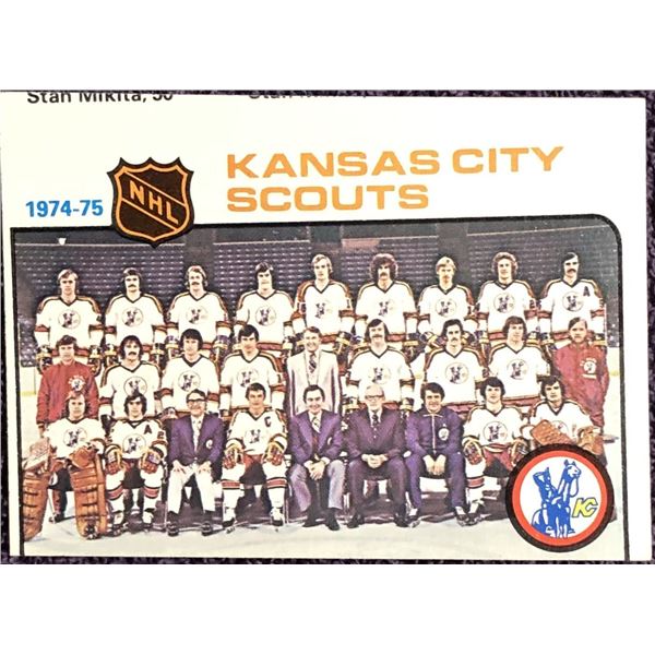 1975-76 TOPPS KANSAS CITY SCOUTS