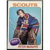 Image 1 : 1975-76 TOPPS PETER McDUFFE ROOKIE CARD