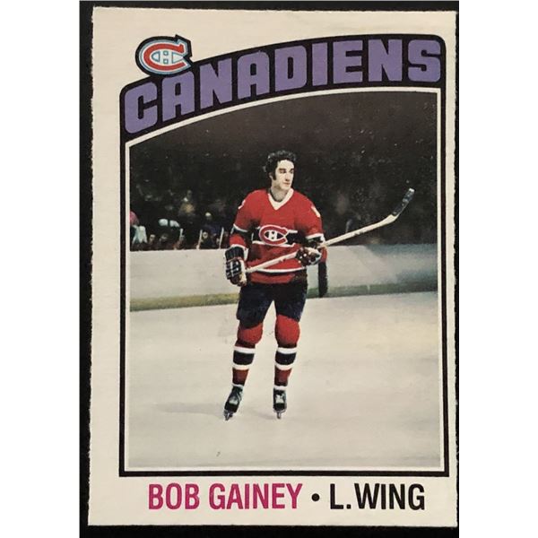 1976-77 O-PEE-CHEE BOB GAINEY (HOF)
