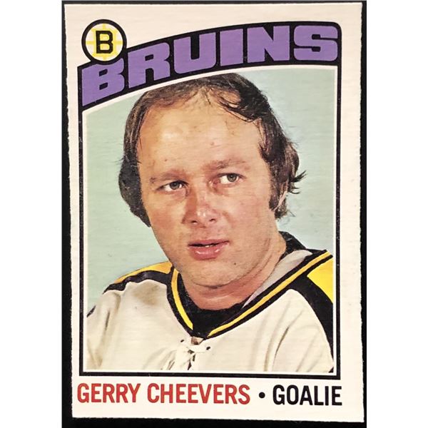 1976-77 O-PEE-CHEE GERRY CHEEVERS (HOF)