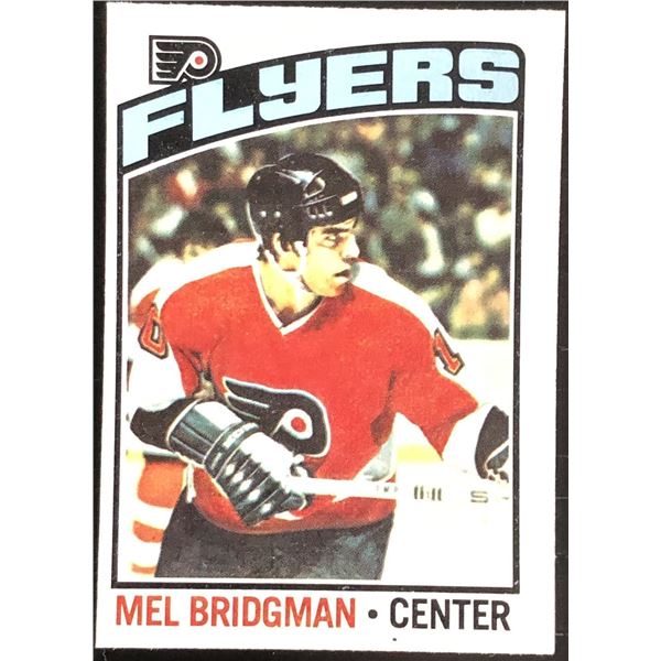 1976-77 O-PEE-CHEE MEL BRIDGMAN ROOKIE CARD