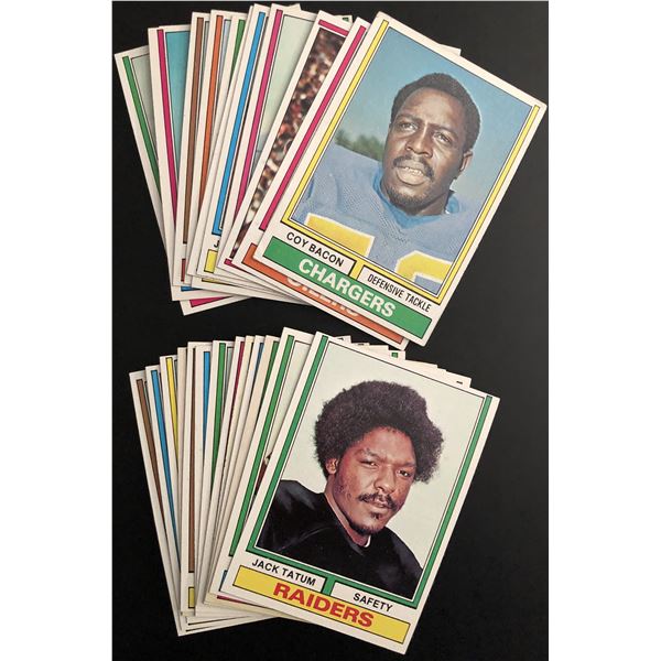 1974 TOPPS NFL COLLECTION - 25 CARDS