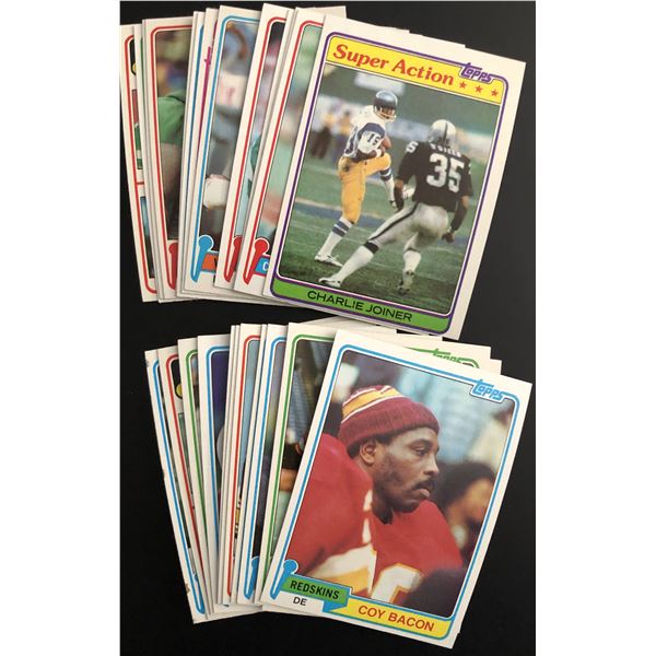 1981 TOPPS NFL COLLECTION - 25 CARDS