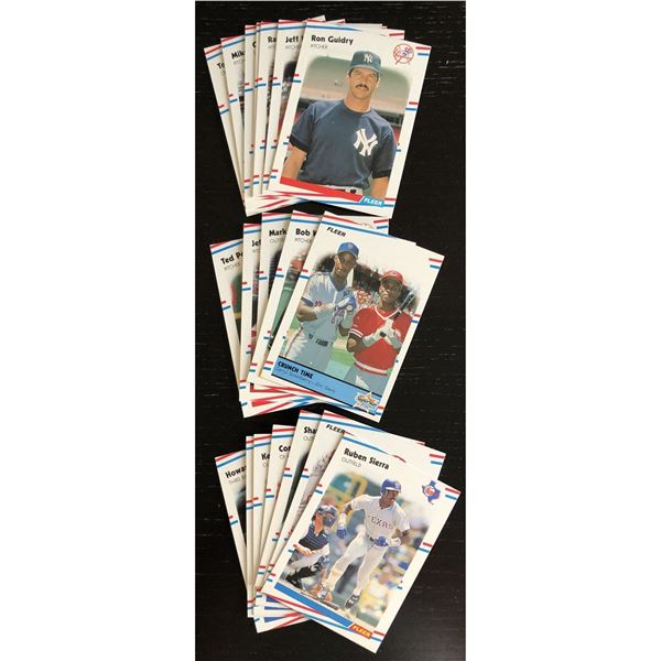 1988 FLEER MLB COLLECTION - 25 CARDS