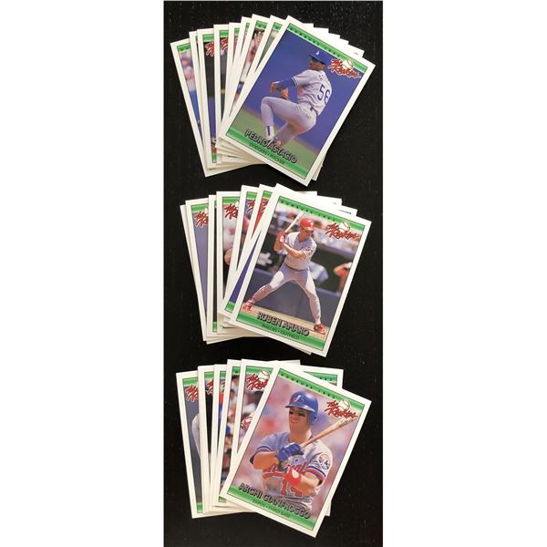 1992 DONRUSS ROOKIES MLB COLLECTION - 25 CARDS