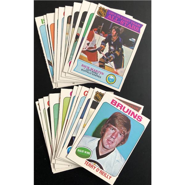 1975-76 O-PEE-CHEE NHL COLLECTION - 25 CARDS