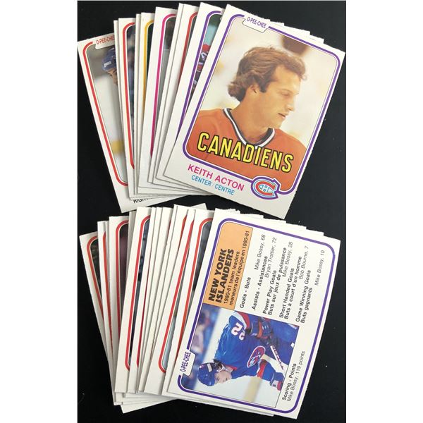 1981-82 O-PEE-CHEE NHL COLLECTION - 25 CARDS
