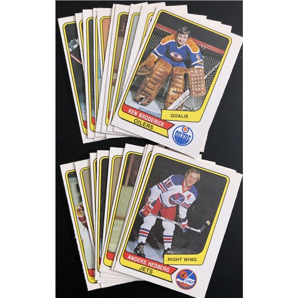 1976-77 O-PEE-CHEE WHA COLLECTION - 25 CARDS