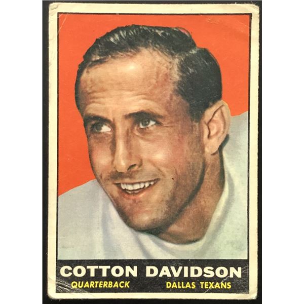 1961 TOPPS COTTON DAVIDSON