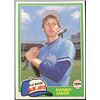 Image 1 : 1981 TOPPS DANNY AINGE ROOKIE CARD