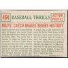 Image 2 : 1959 TOPPS WILLIE MAYS (HOF)