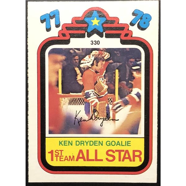1978-79 O-PEE-CHEE KEN DRYDEN (HOF)