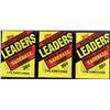 Image 1 : 1987 TOPPS MLB LEADERS SUPER GLOSSY - 3 PACKS