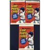 Image 1 : 1981 TOPPS BASEBALL GIANT PHOTO CARDS - 3 PACKS