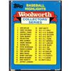 Image 2 : 1988 TOPPS WOOLWORTH BASEBALL HIGLIGHTS BOX SET