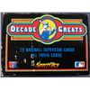Image 2 : 1986 SPORTSFLICS BASEBALL DECADE GREATS BOX SET