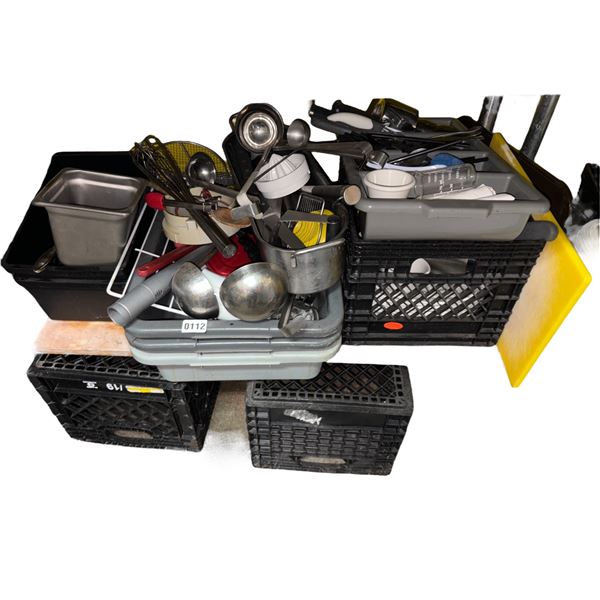 Large group of assorted kitchenware includes plates, bowls etc.