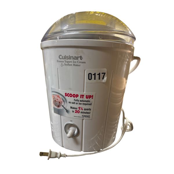Cuisinart frozen yogurt sorbet maker 1.5 qt Model PG-16406