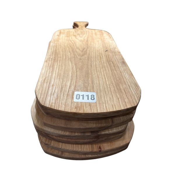 7PC wooden serving paddles