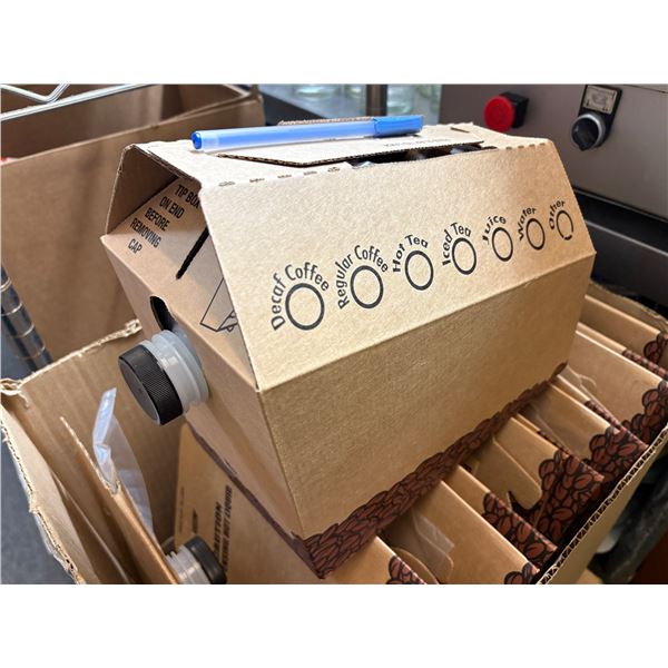 2 boxes of large coffee boxes