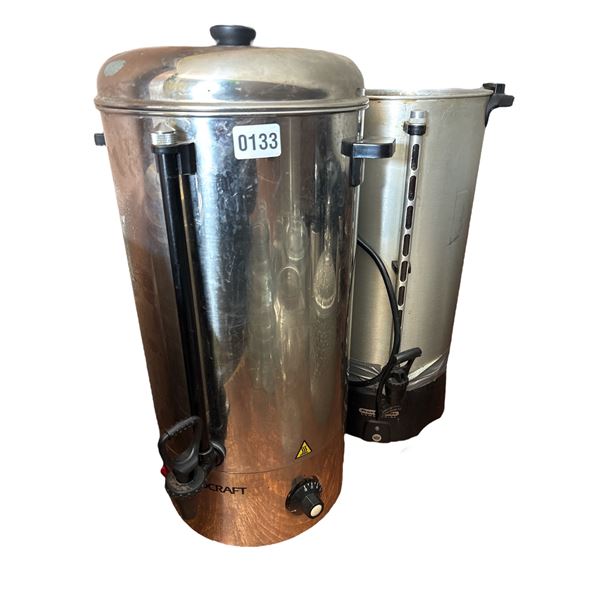 Adcraft 4 inch tall electric hot water dispenser & proctor Silex electric hot water dispenser