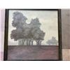 Image 2 : Framed "Trees "painting from estate - approx. 32.5 inch x 32.5 inch