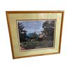 Image 4 : 2PC wall hangings -framed 1987 Schock signed print -approx. 32 inch x 28 inch & framed "Lake view" p