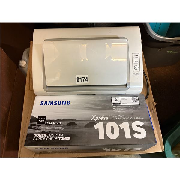 Samsung ML-2165 Printer with Toner cartridge