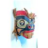 Image 3 : TONY GULARI SIGNED CEDAR BEAVER MASK WITH CEDAR HAIR ON SIDES AND TOP APPROX 9"L X5"W X8 3/4"H