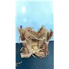 Image 4 : TONY GULARI SIGNED CEDAR BEAVER MASK WITH CEDAR HAIR ON SIDES AND TOP APPROX 9"L X5"W X8 3/4"H
