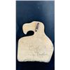 Image 2 : CEDAR EAGLE CARVING BY JOE CAMPBELL APPROX 7"L X 1/2" W X 8"H
