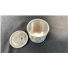 Image 2 : VINTAGE BOMA ROUND PEWTER TRINKET BOX WITH ORCA ON LID BY ETAIN FIN