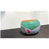Image 3 : ARTIST SIGNED CERAMIC BOWL, SALMON AND HUMAN SPIRIT