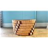 Image 1 : CEDAR BASKET WITH ANGULAR PATTERN ATTRIBUTED TO MARY JACKSON