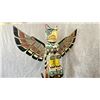Image 4 : HAND CARVED FIRST NATIONS TOTEM BY SAM HENDERSON OF KWAKWAKA'WAKW APPROX 3FT HIGH
