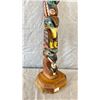 Image 6 : HAND CARVED FIRST NATIONS TOTEM BY SAM HENDERSON OF KWAKWAKA'WAKW APPROX 3FT HIGH