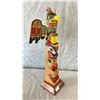 Image 2 : HAND CARVED FIRST NATIONS TOTEM BY SAM HENDERSON OF KWAKWAKA'WAKW APPROX 20IN HIGH