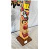 Image 5 : HAND CARVED FIRST NATIONS TOTEM BY SAM HENDERSON OF KWAKWAKA'WAKW APPROX 20IN HIGH