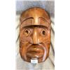 Image 1 : HAND CARVED FIRST NATIONS WILD WOMAN MASK BY ERNIE SCOW