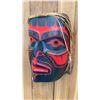 Image 3 : EXTRA LARGE HAND CARVED FIRST NATIONS PORTRAIT MASK APPROX 19X 14"