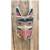 Image 1 : LARGE HAND CARVED FIRST NATIONS EAGLE MASK BY EMIL THIBERT APPROX 17X 10"