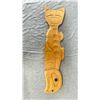 Image 1 : HAND CARVED FIRST NATIONS SALMON PLAQUE BY DICK JOSEPH
