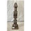 Image 1 : HAND CARVED FIRST NATIONS TOTEM POLE APPROX 17" HIGH