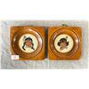 Image 1 : 2 FRAMED NEEDLEPOINT ARTWORKS BY ELDA HARDISTY TITLED "LITTLE SIOUX"