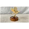 Image 4 : HAND CARVED MOOSE HORN OF CANADA GOOSE BY DENNIS KEIRS