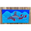 Image 1 : ORIGINAL OIL ON CANVAS BY F. ANDERSON JR TITLED "HEILTSUK KILLER WHALE 'SPIRITUAL HEALING'" 39.5" X
